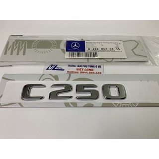 Chữ c250 amg mercedes - tem dán nổi mercedes c200, c300 ,c250