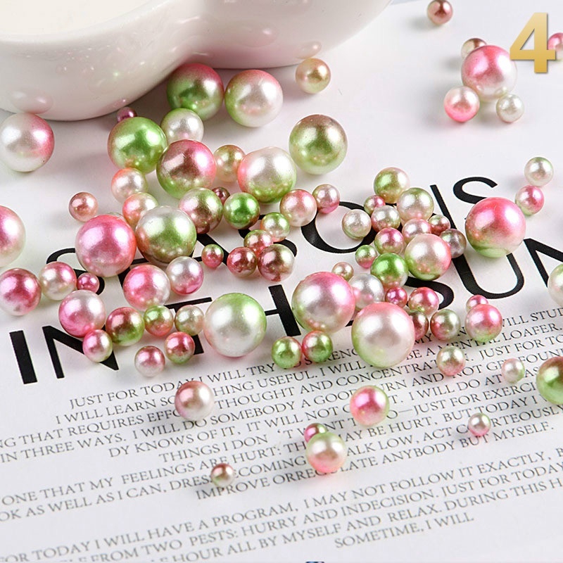 Set 200 Hạt Ngọc Trai 3-8mm Làm Đồ Trang Sức