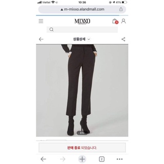 Quần tây Mixxo lưng bảng