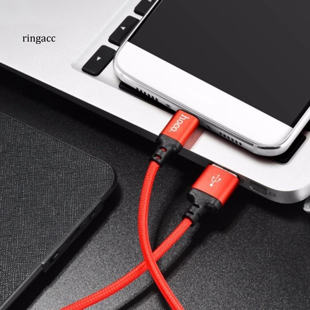 Dây cáp sạc nhanh 1m/2m x14 Hoco 3a thích hợp cho iphone android