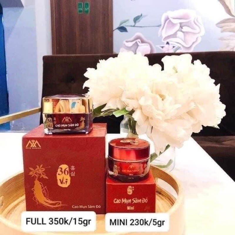 CAO MỤN SÂM ĐỎ 36 VỊ THUỐC BẮC 5&15GR