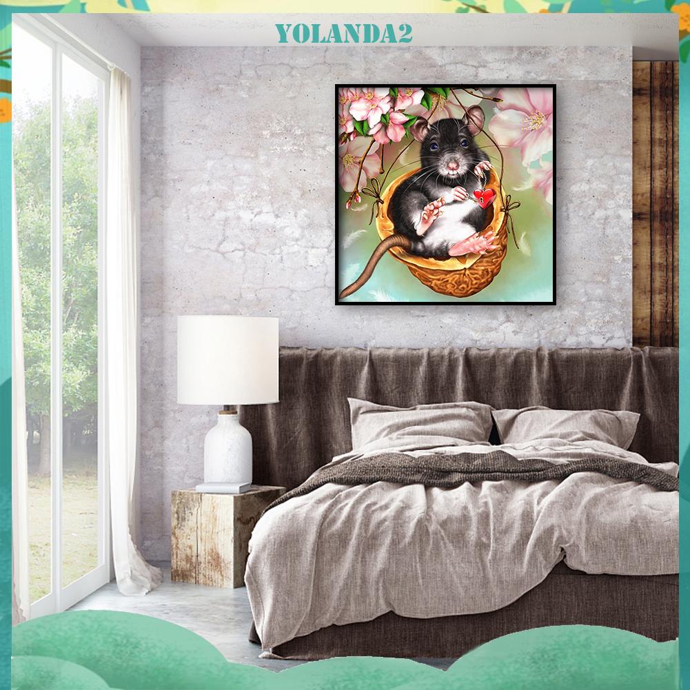 Toàn Bộ Bộ Tranh Đính Đá 5D DIY Hình Chú Chuột Hoạt Hình