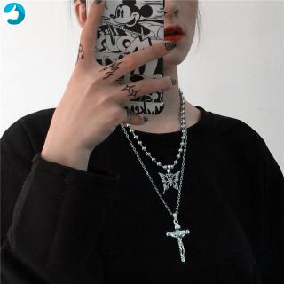 Vòng cổ hợp kim hình thánh giá và con bướm