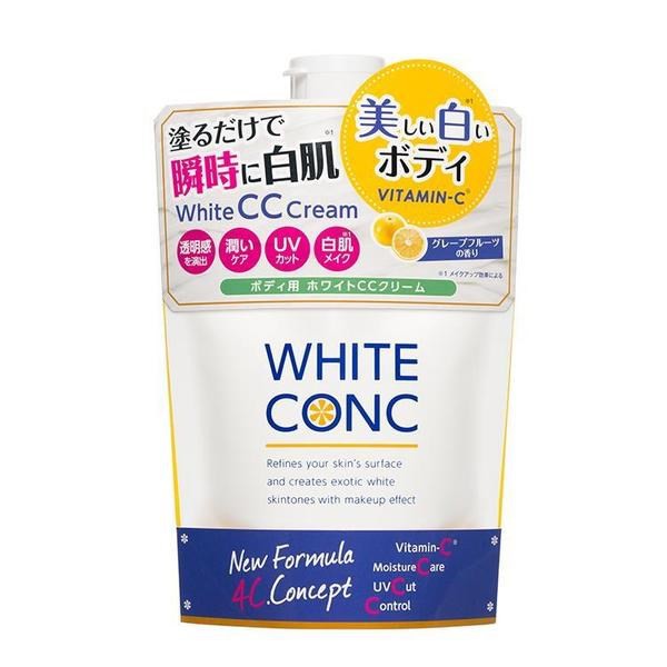 Sữa dưỡng thể Body CC Cream Vitamin C White Conc Nhật Bản dạng túi
