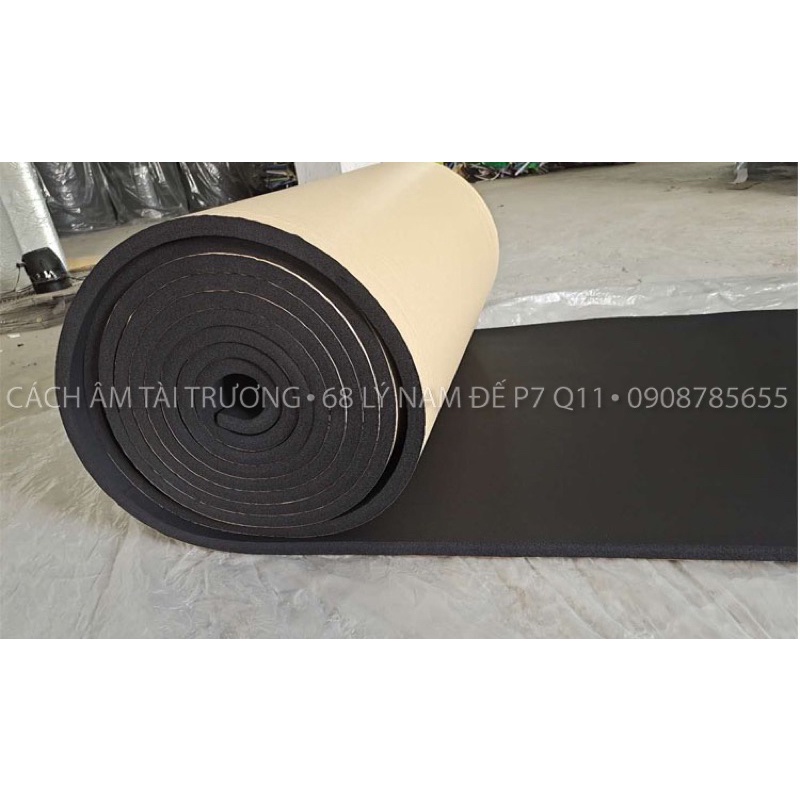 CAO SU 1CM CHỐNG CHÁY CHỐNG RUNG - 1 MẶT KEO