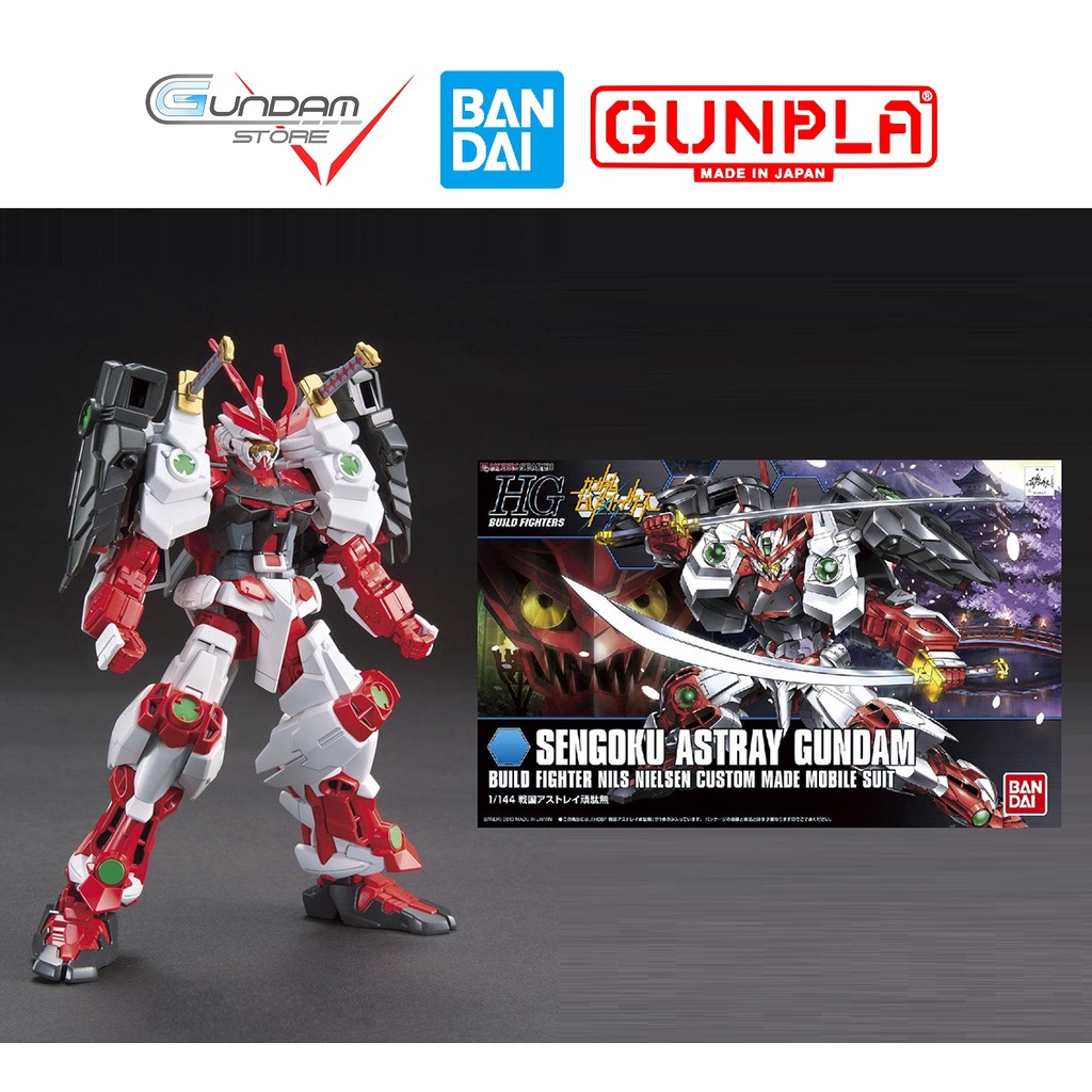 Gundam Bandai Hg Sengoku Astray HGBF Build Fighters Mô Hình Nhựa Đồ Chơi Lắp Ráp Anime Nhật Tỷ Lệ 1/144