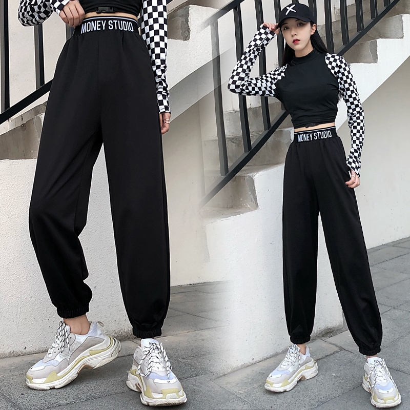 Quần dài thể thao phong cách Hàn Quốc cho nữ