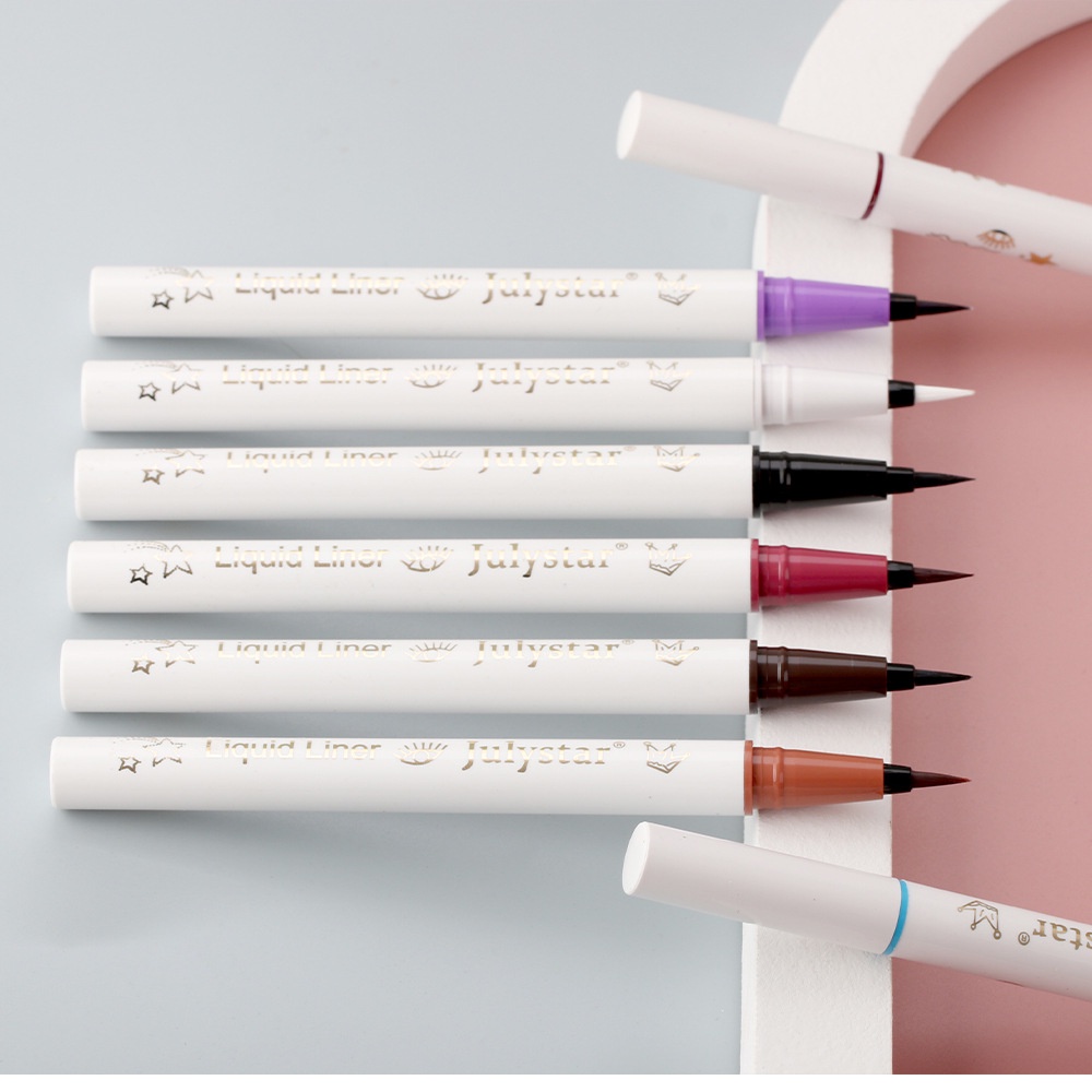 Bút Kẻ Mắt Dạng Lỏng 8 Màu Sắc Tùy Chọn Nhanh Khô Chống Thấm Nước Lâu Trôi Chống Nhòe Trang Điểm Gợi