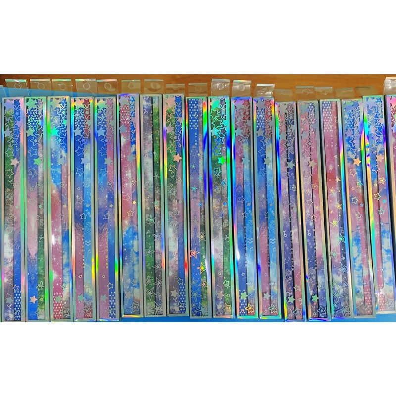 80-120 giấy gấp sao hoạ tiết sakura, cỏ bốn lá, hoa anh đào, cung hoàng đạo, không hình