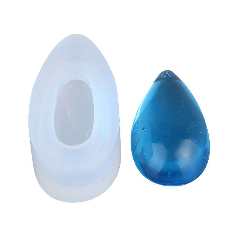 Set 6 khuôn làm mặt vòng cổ hình giọt nước 3 hình dạng DIY