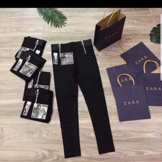 Quần legging khoá sườn