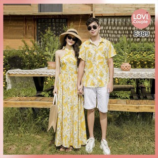 Đồ Đôi - Áo váy cặp đi biển E389