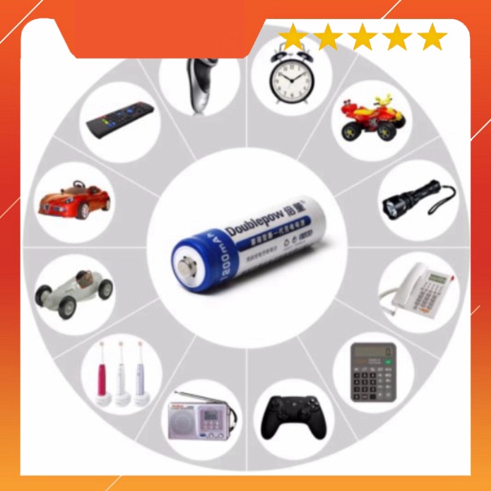 Sạc pin Doublepow DP-B02 kèm 4 pin tiểu sạc Doublepow AA 1200mAh