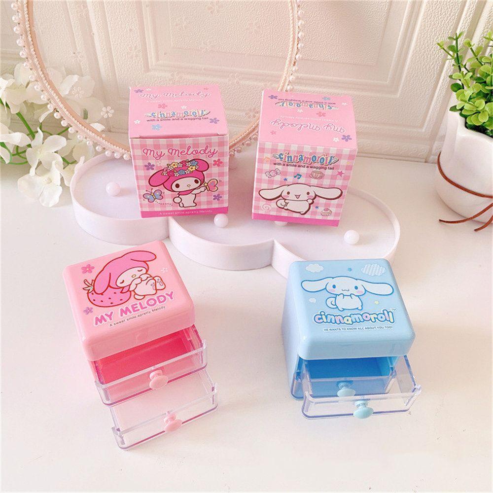 Hộp Đựng Bút Bằng Nhựa Hình Cinnamoroll Melody / Kuromi / My Melody Độc Đáo Tiện Dụng
