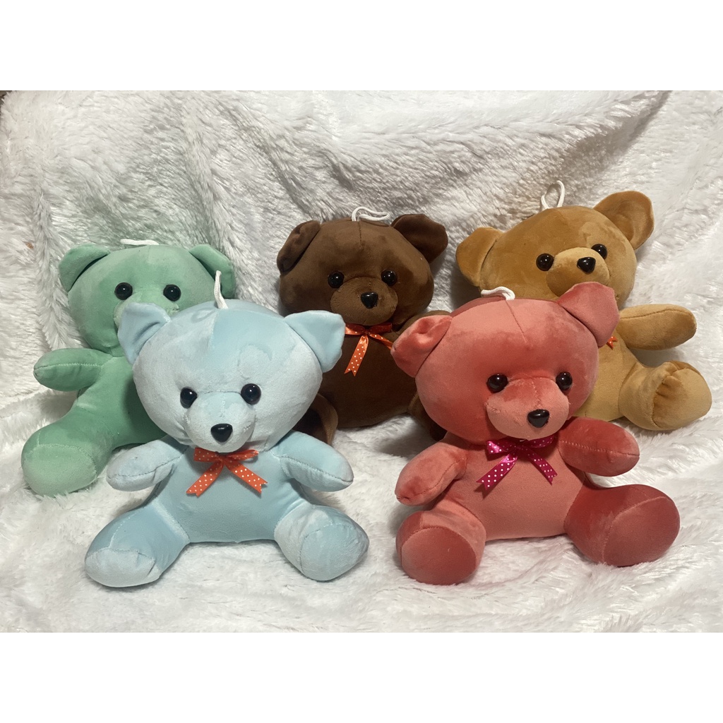 Gấu bông mini 20cm đáng yêu, gấu nơ cao cấp - NaduShop