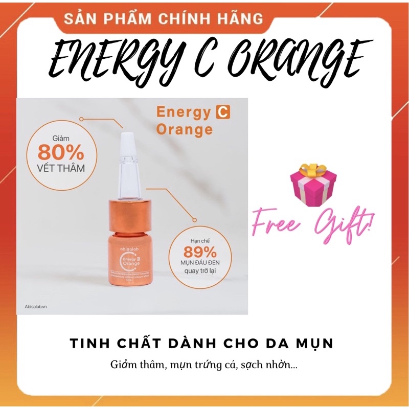 Energy C Orange - Tinh chất dành cho da mụn đầu đen
