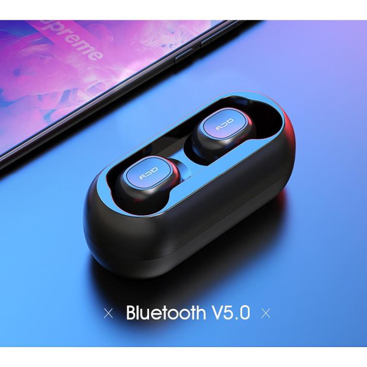 Tai nghe bluetooth tàng hình TWS QCY T1 (Bluetooth V5.0 kèm dock sạc