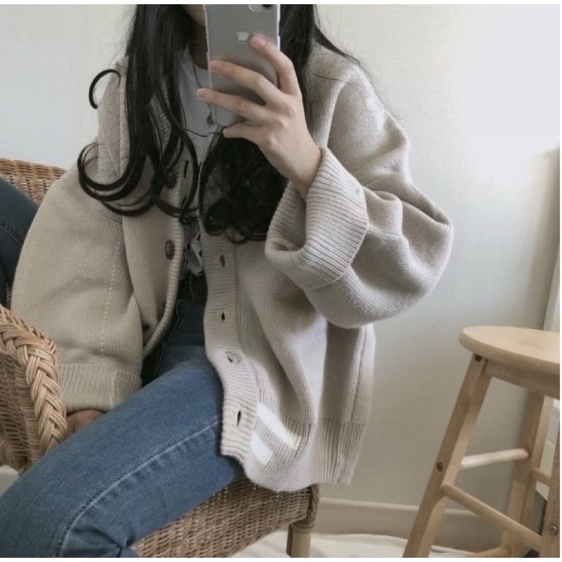 Áo khoác len style Hàn quốc