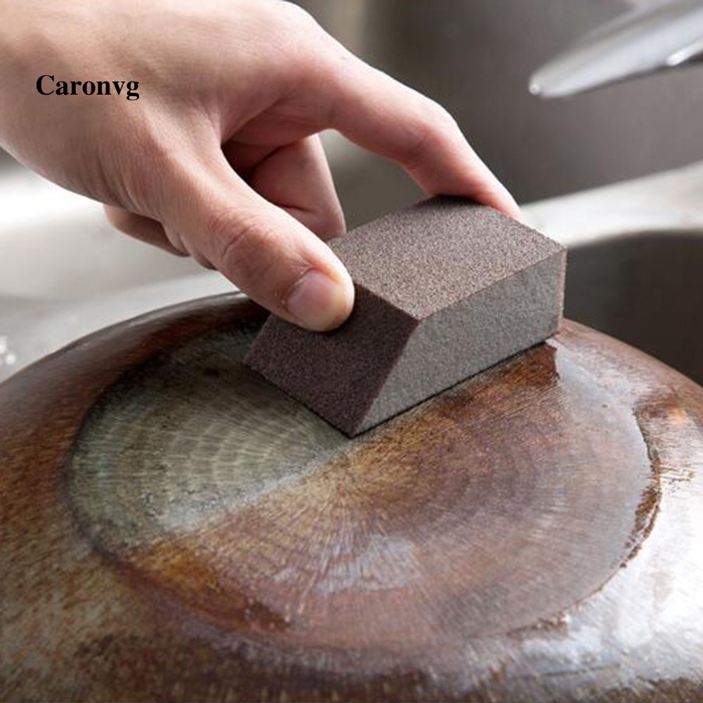 Miếng Bọt Biển Silicon Cacbua Loại Bỏ Rỉ Sét Linh Hoạt Tiện Lợi Dành Cho Nồi Chảo
