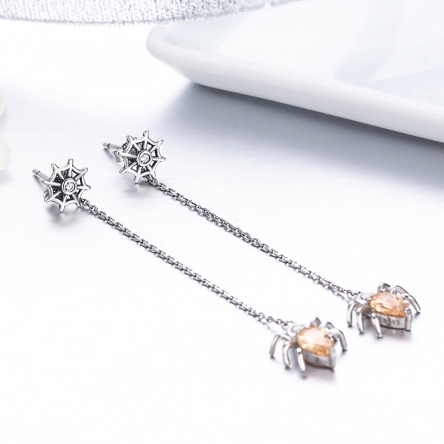 Bông tai nhện vàng Bamoer Authentic