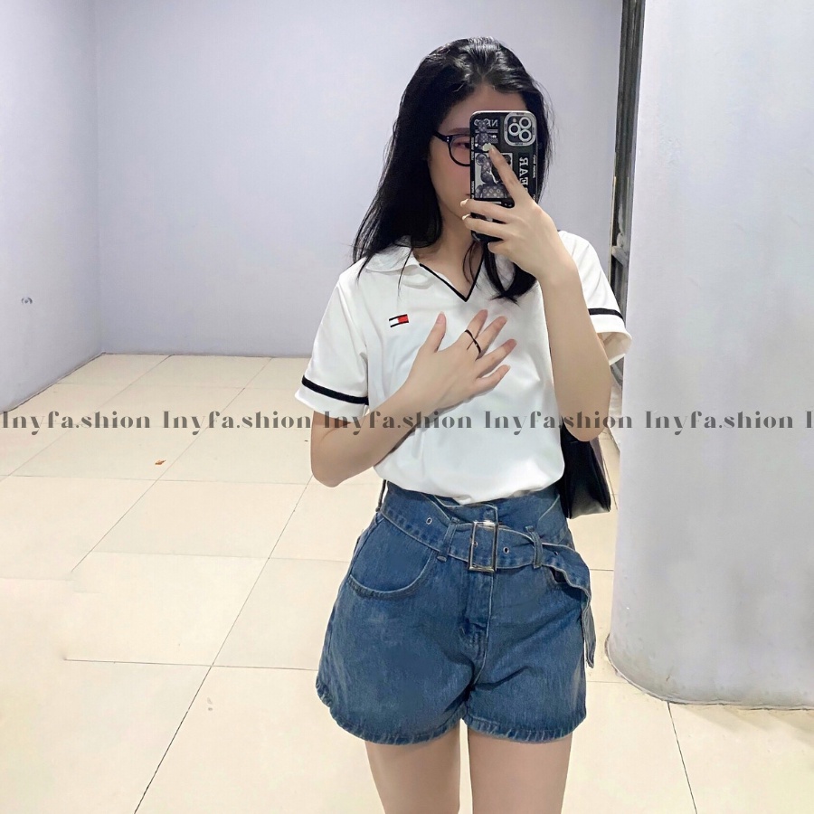 Áo polo cổ V tommy.polo chất dày dặn hàng đẹp nhà Iny