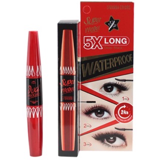 Mascara nối mi 2 đầu sivanna super model 5x long deep black