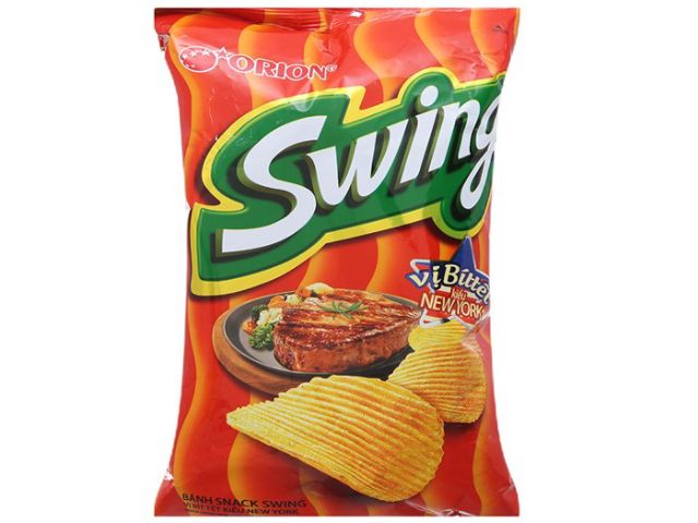 Swing Snack khoai tây vị bít tết kiểu New York /vị gà