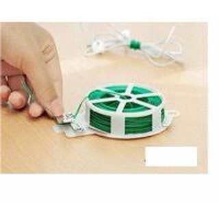 Cuộn dây kẽm bọc nhựa buộc lan, cố định hoa lan, cây cảnh 50m