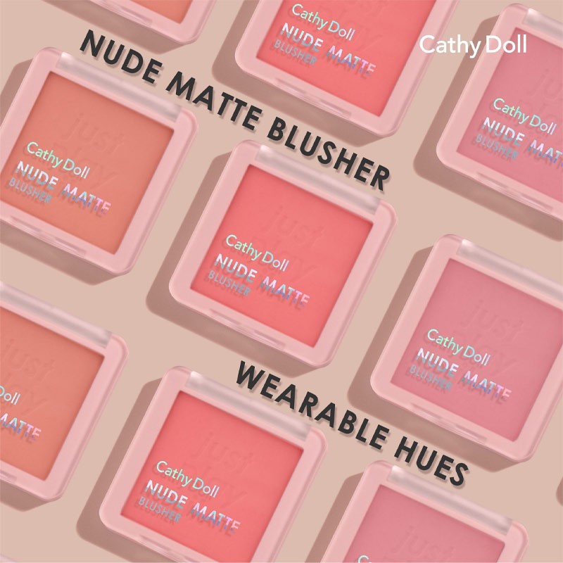 Phấn Má Hồng Cathy Doll Nude Matte Blusher 6g