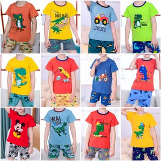 Bộ Cộc Tay Xuất Hàn Kaikai Loại 1 Size 1-10 Tuổi Cho Bé Trai