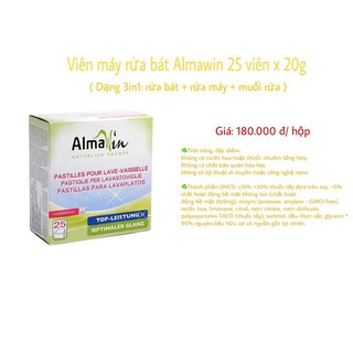 Viên rửa bát hữu cơ Almawin