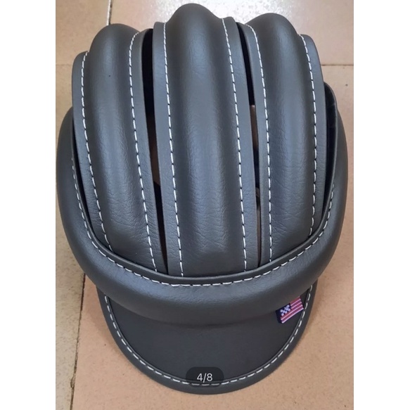 Mũ bảo hiểm phao hơi xe đạp,xe máy 3 sọc người lớn