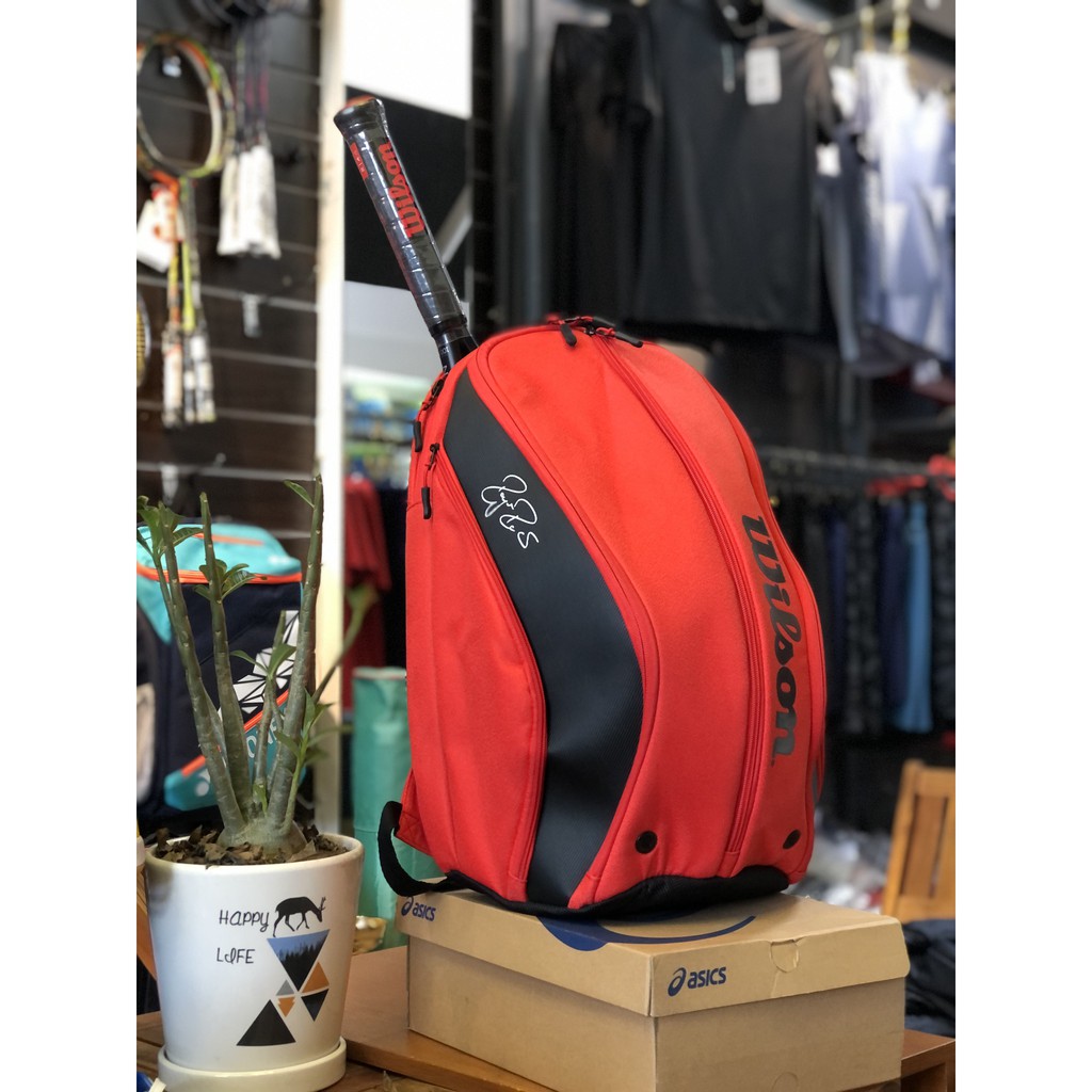 Balo Tennis Wilson DNA 2021 Đỏ- Balo Tennis Chính Hãng