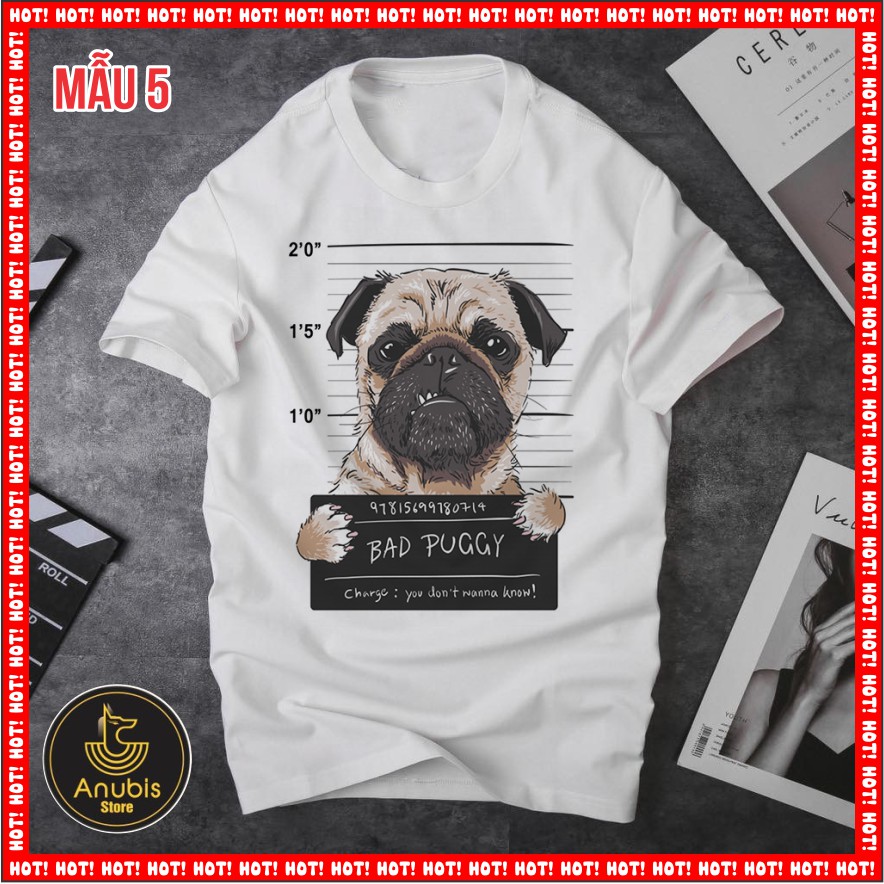 ÁO CHÓ PUG (THUG LIFE) SIÊU CHẤT