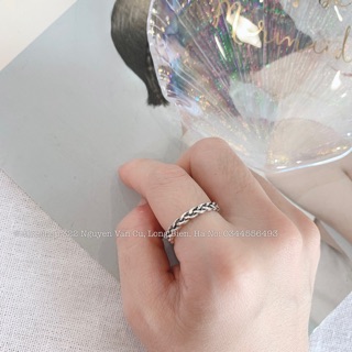 Nhẫn retro mạ bạc 925