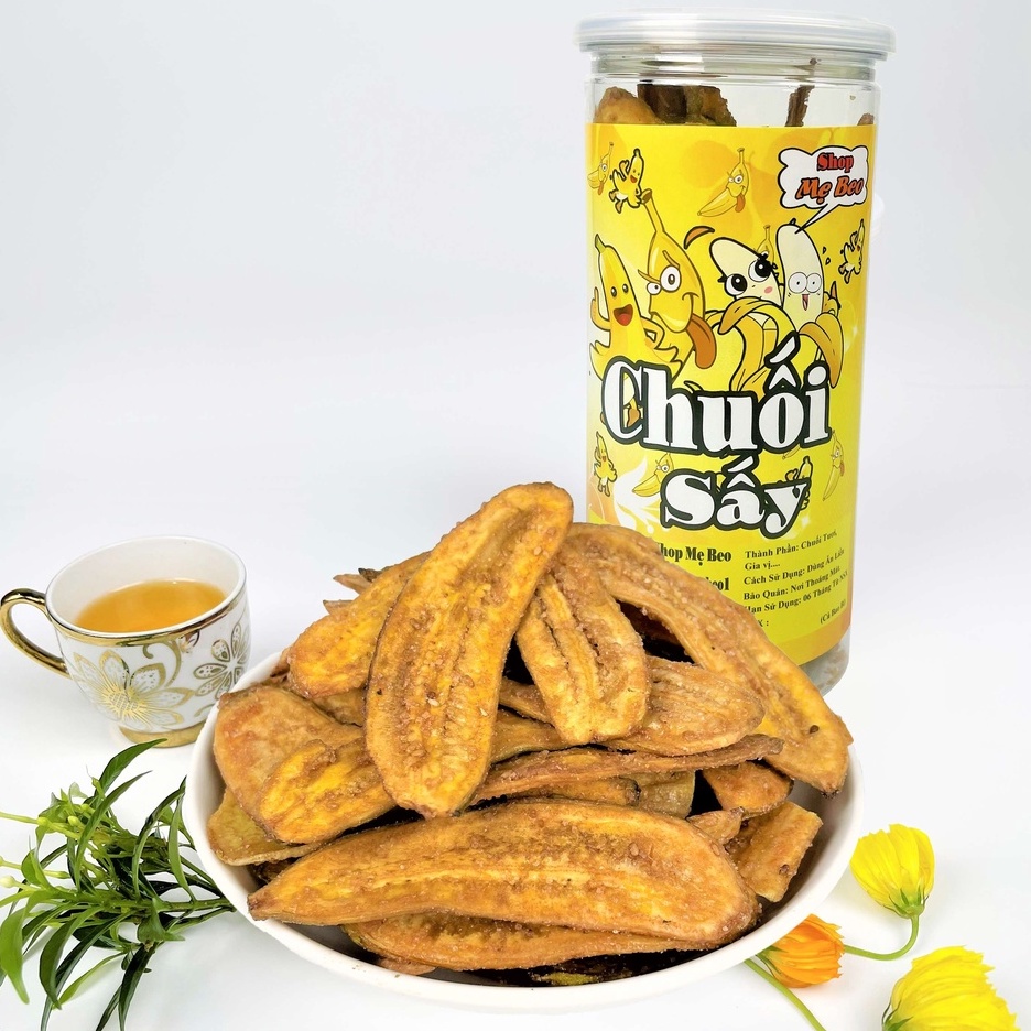 Chuối sấy mè gừng 300Gr cực ngon