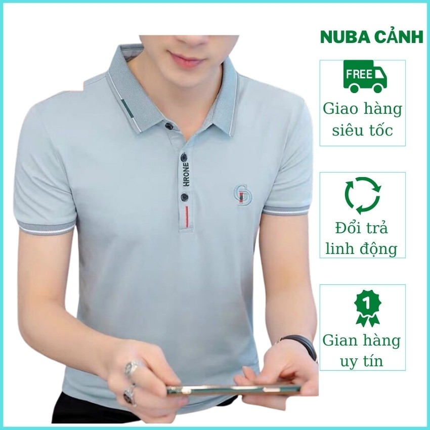 Áo thun nam nữ cổ bẻ cao cấp, ao phông chất vải polo, thấm hút mồ hôi 30 TAKA