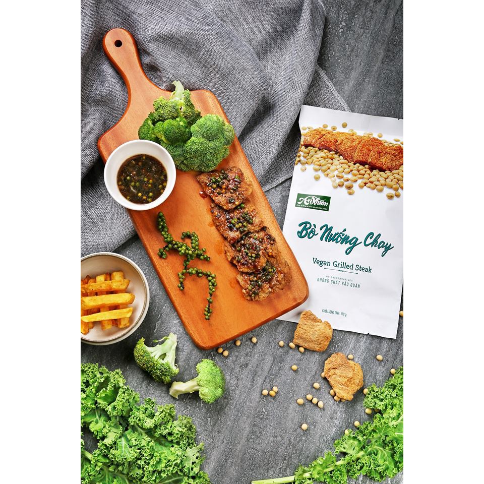 [HÀNG CÔNG TY] Bò Nướng Chay An Nhiên, Thịt Chay, Thực Phẩm Chay Dinh Dưỡng, Thuần Chay Healthy, Đồ Ăn Chay