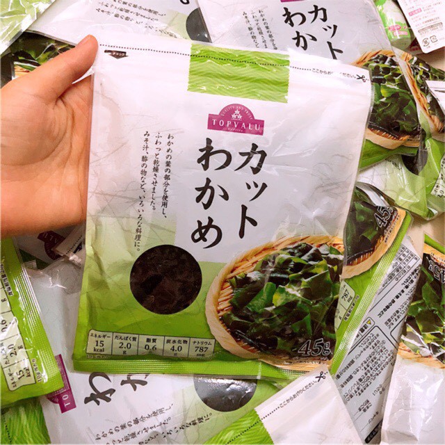 RONG BIỂN KHÔ WAKAME TOPVALU 50G