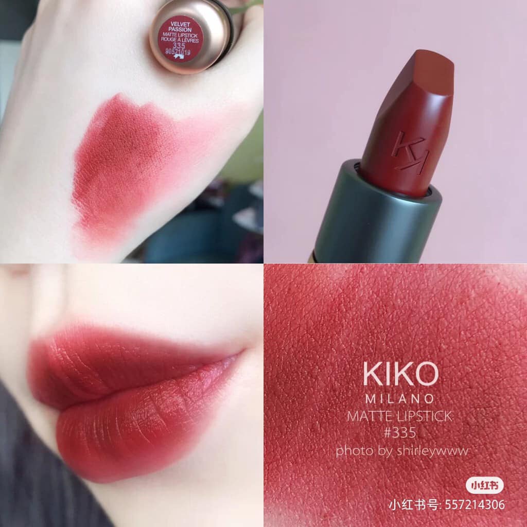 [SALE] Son KIKO VELVET PASION MATTE - Đủ Bill mua tại Đức