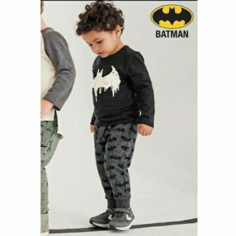 Bộ thun cotton Batman xuất dư bé trai
