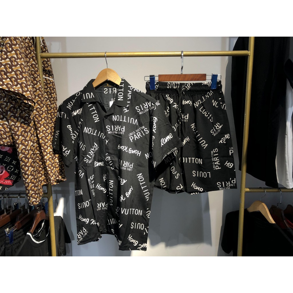 [Bộ Pijama Cộc Tay] Bộ Đồ Ngủ Pijama Cao Cấp cho Nam Chất Lụa Satin, Thoáng Mát, Mềm Mại đến từ Jiangmei ITA | BigBuy360 - bigbuy360.vn