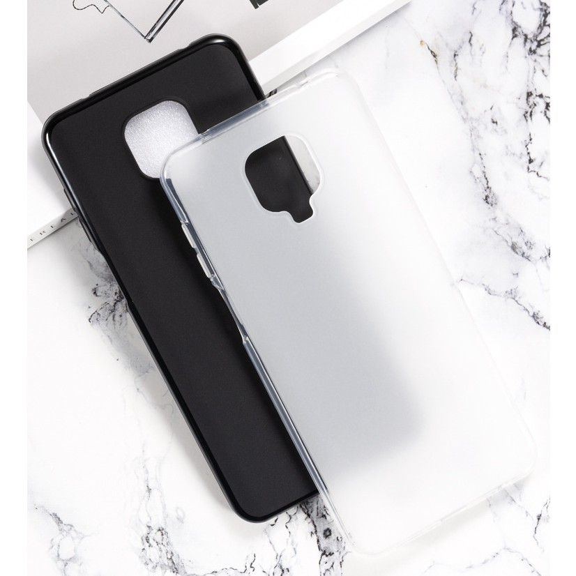 Ốp lưng cho Xiaomi Redmi Note 9s note9s Redmi Note 9 pro note 9pro- Ốp lưng dẻo đen chống bám mồ hôi và bụi bẩn
