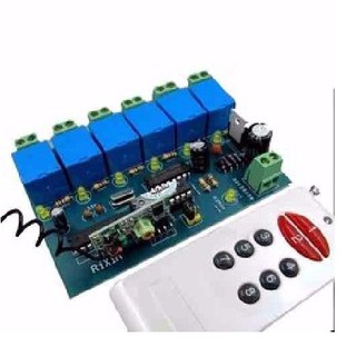 [ Free Ship ] Mạch điều khiển từ xa bằng sóng tắt-mở 6 thiết bị