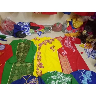 Áo dài cách tân nam vẽ tay cao cấp Ảnh chụp thật  Size từ 55kg-72kg Khách có thể đặt màu khác hoạ tiết như ảnh,