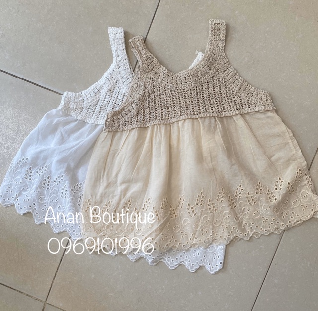 Áo hai dây yếm pha thô boil | BigBuy360 - bigbuy360.vn