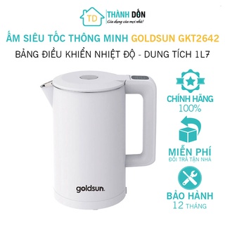 Ấm siêu tốc thông minh Goldsun GKT2642, Sôi nhanh, Hệ thống tự ngắt, Dung tich 1.7L, Hàng chính hãng