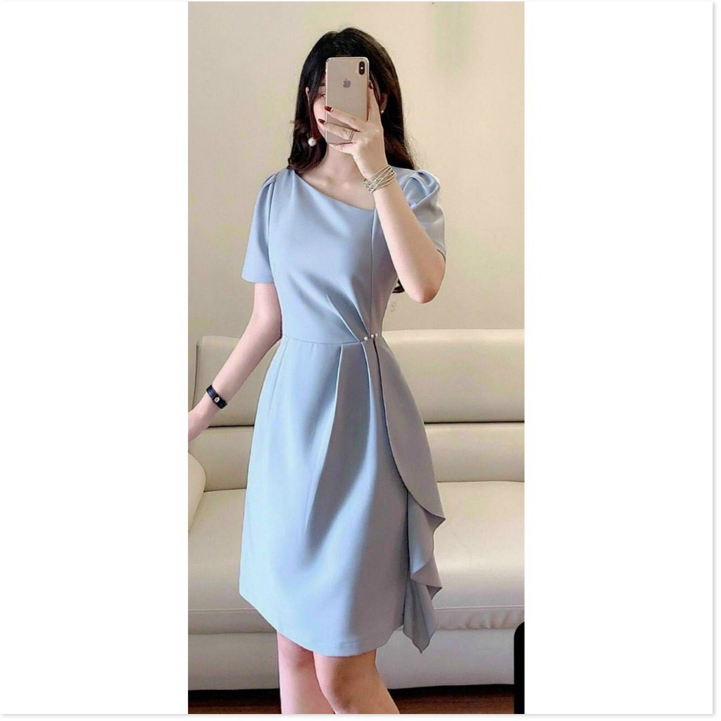 ĐẦM UMI ĐÍNH CƯỜM,THIẾT KẾ HỌA TIẾT TRƠN NHƯNG KHÔNG KÉM PHẦN SANG TRỌNG LANA FASHION