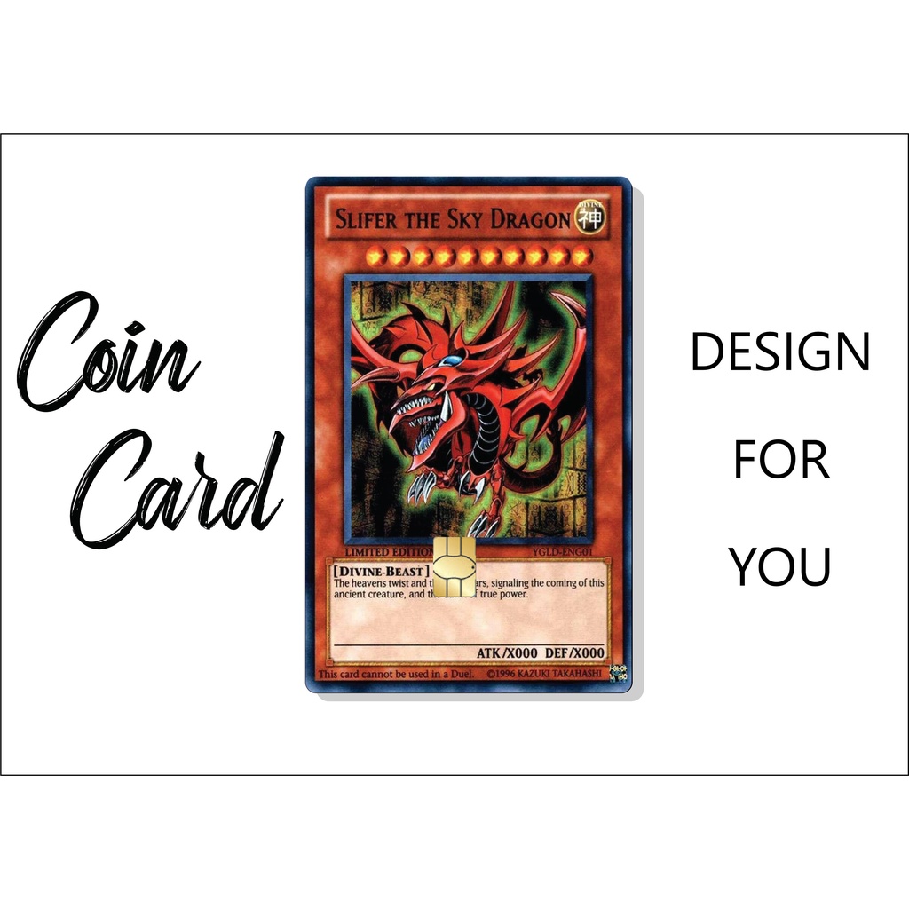 Lá bài Magic Yu-Gi-Oh! (Decal dán Thẻ ATM, debit, thẻ từ, thẻ chung cư ) | Dán thẻ ATM COINCARD