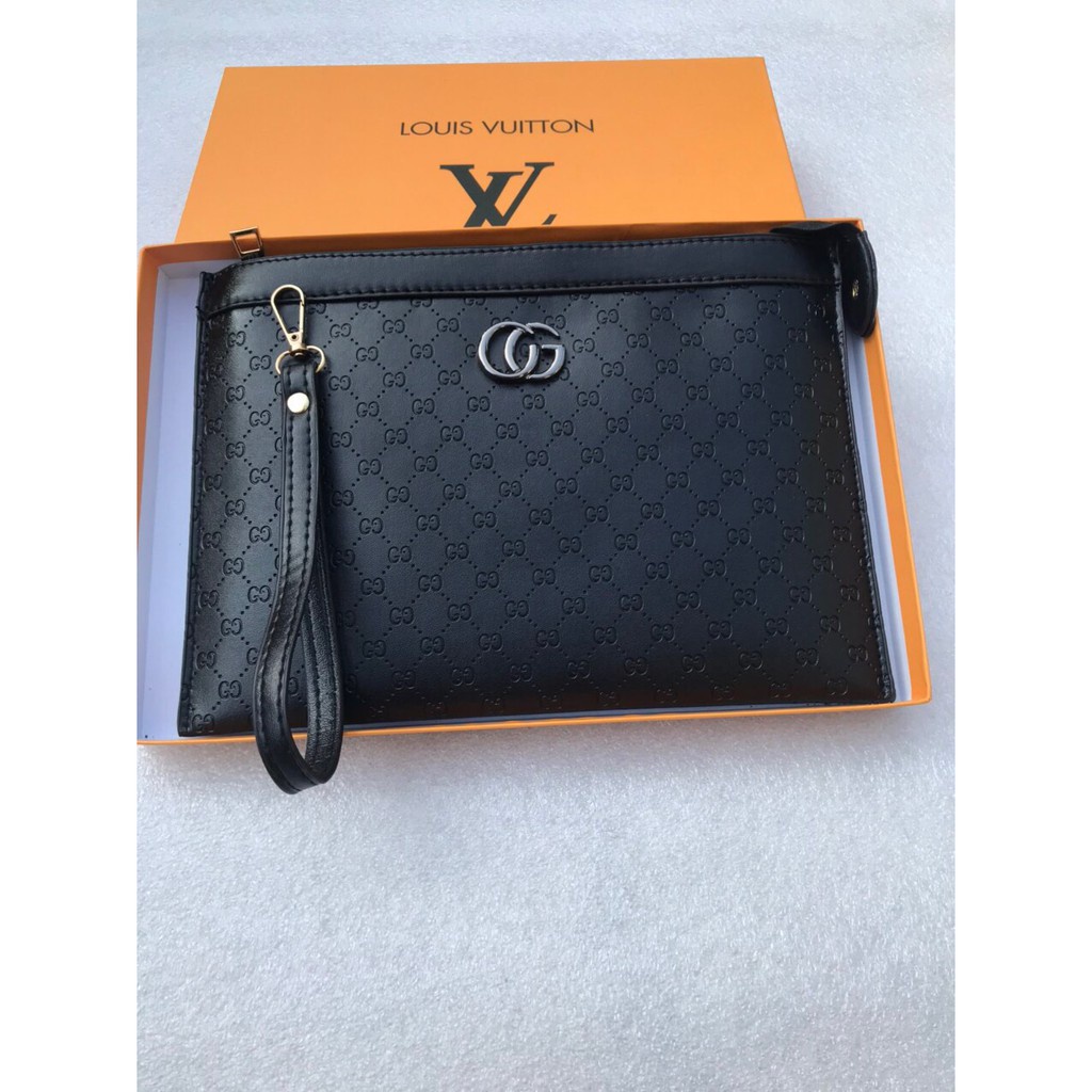 Ví cầm tay thời trang nam nữ unisex, mẫu mới 2020